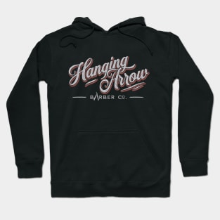 Hanging Arrow Barber Co. - GREY/RED Hoodie